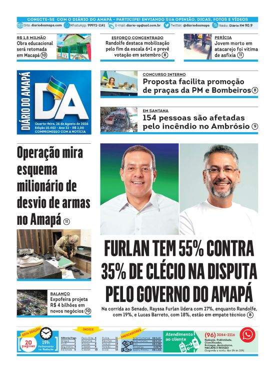capa do jornal