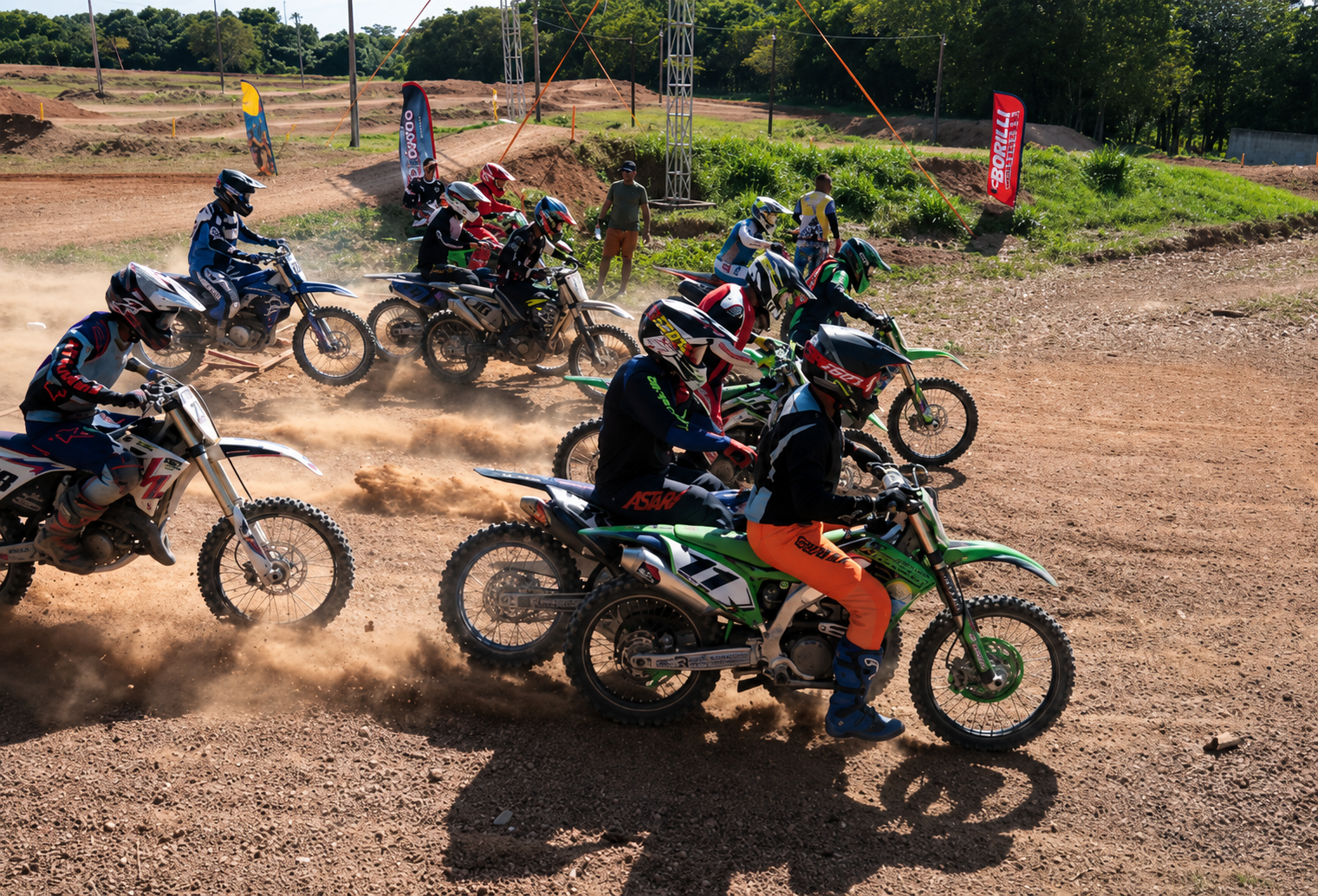 Campeonato Estadual de Motocross é destaque esportivo da Expofeira 2026, deste domingo, 9